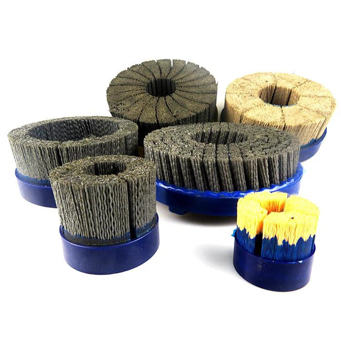 Abrasive Wire Polishing Pouring Disc Brush Auto Parts Hydraulic Parts Deburring Grinding Brush